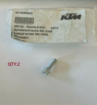 Ktm 0015060203 Hh Collar Screw M 6X20 See Fitment Qty 2 - £1.70 GBP