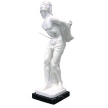 St Saint Sebastian Christian saint martyr shot with arrows Statue Sculpture - $137.61