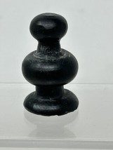 VTG Chess Pawn Carved Black 1 3/4” Stone Marble Replacement Chess Piece - £6.17 GBP
