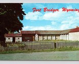 Trading Postale Fort Bridger Wyoming Wy Unp Cromo Cartolina K14 - $3.02