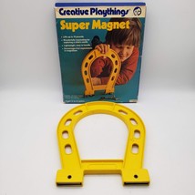 Vintage Creative Playthings Super Magnet 77450 w/Original Box Yellow 1970&#39;s - $14.80