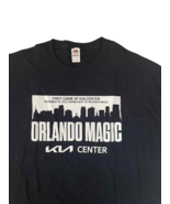 new Orlando Magic VS Miami Heat Men&#39;s XL TEE T-shirt Black First Game Ki... - $362.62 MXN