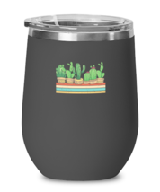 Wine Tumbler Stainless Steel Insulated Funny Plants Gardening Cactus  - $29.95