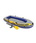 Intex Inflatable Explorer Pro 400 Four-Person Boat with Oars and Pump - $137.08 CAD