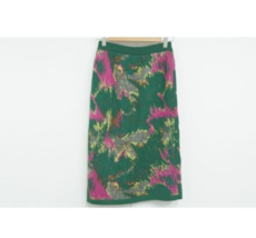 Yves Saint Laurent Knit skirt mid-calf length vintage green size 9 YSL - £59.56 GBP
