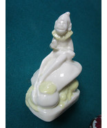 Belleek Elf / Gnome Leprechaun Figurine 5&quot; [*BELL] GREEN MARK - $63.35