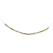 Vintage Boho Beaded Handmade Choker Hippie Necklace Womens Costume Jewelry - $19.40