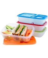 Set of 4 Bento Lunch Boxs -Bentgo Easyboxes -Food Containers for Kids an... - $14.31