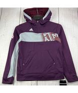 Texas A&amp;M Aggies NCAA Adidas Medium Pullover Hoodie Purple New Youth - $40.31 CAD