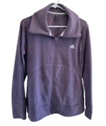 Adidas Purple Textured Jacket Full Zip Adidas Golf Women&#39;s XL Made in Egypt - $45.40 CAD