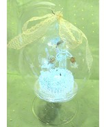 Mouth Blown Glass Christmas Nativity w/Gild, Stars, Rotating Light &amp; Gla... - €14,72 EUR