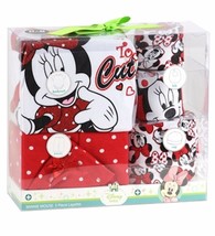 Disney Baby Girl Minnie Mouse 5 Piece Layette Set 0-6 Months Bodysuit Pants Bibs - £15.00 GBP