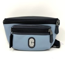 Coach Westway Belt Bag In Colorblock With Coach Patch Blue Black Leather... - $295.02
