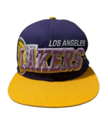 Los Angeles Lakers New Era Purple &amp; Gold Hat Cap Snapback 3D Logo Stitched - $711.41 MXN
