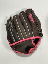 Rawlings Fastpitch 11 Inch Softball Glove FP110 Right Hand Throw Pink/Brown - $29.39