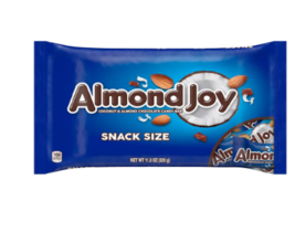 Almond Joy Snack Size Candy Bars, Small Bag Almond 11.3oz - £11.79 GBP