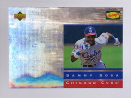 Sammy Sosa 1995 Upper Deck #26 Denny&#39;s Holograms MLB Baseball Card - £1.35 GBP