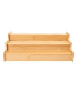 Kitchen Natural Bamboo Organizers Expandable Spice Rack, 3-Tier - Free S... - $15.99