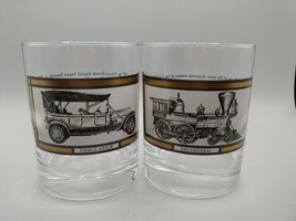 Vintage Avon America On The Move Collection Glasses - Pierce-Arrow &amp; The... - $8.58