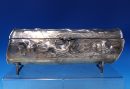 Italian Sterling Silver Box in Log Form w/Applied Branch Handle Feet (#7456) - £773.65 GBP