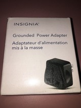 Insignia- Grounded North/South American Power Adapter-Black-Brand New-SHIP 24 HR - £14.98 GBP