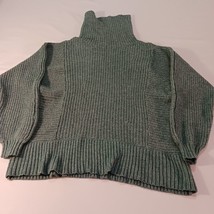 American Eagle Outfitters Sweater Women’s Green Long Sleeve Turtle Neck ... - $19.79