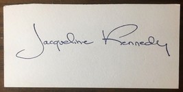 Jacqueline Kennedy Facsimile Signature Card First Lady of President John Kennedy - £45.44 GBP