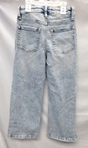 NWOT Girls Size 7 Wide Leg Light Wash Slit Side Bottom Jeans Art Class image 2