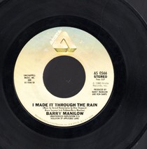 Arista 45 rpm record:Barry Manilow- I Made it Through The Rain &amp; Only In Chicago - £2.32 GBP