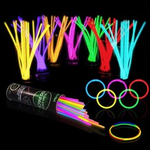 100 Glow Sticks Bulk Party Supplies - Glow in The Dark Fun Party Pack with 8&quot; Gl - $59.99