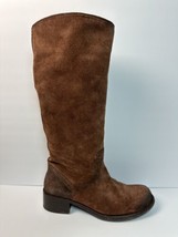 FRYE Womens Boots Elena Tall Suede Riding Boots Western Pull On Sz 8 B - £104.36 GBP