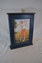 Wooden Golfer Key Box - £23.19 GBP