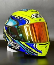 Motorcycle full face helmet shoei x 14 x spirit iii special x fourteen edition helmet x thumb200