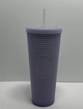 Starbucks Winter 2021 Icy Lilac Studded Bling 24oz Venti Tumbler Cold Cup New - £23.53 GBP