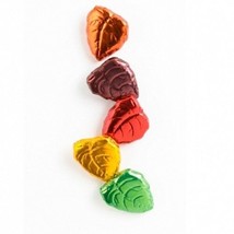 Philadelphia Candies Milk Chocolate Fall Leaves Thanksgiving Foil Wrapped Candy - £11.90 GBP+