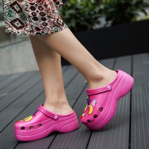 Summer Women Clogs Platform Garden Sandals  Fruit Slippers for Girl Beac... - £15.99 GBP