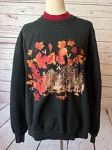 Morning Sun Sweatshirt XL Extra Large Fall Grandma USA Vintage Pullover ... - $46.40 CAD