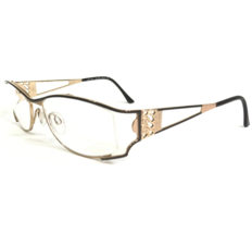 Cazal Eyeglasses Frames MOD.1033 COL.004 Brown Gold Semi Rimmed 52-17-130 - £146.62 GBP