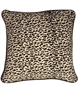PILLOW DÉCOR Ocelot Print Cotton Large 22x22 Throw Pillow (Piping) - €21,49 EUR