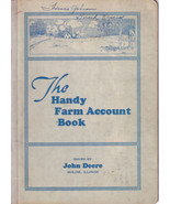 JOHN DEERE TRACTOR CO. Handy Farm Account Book 1940-41 Calendar On Back ... - £19.67 GBP
