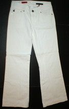 Womens New Designer AG Jeans Mona White 27 USA Wide Leg Pants Cotton Nice  - £193.97 GBP