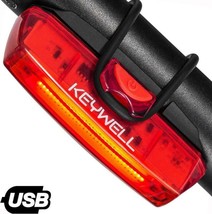 KEYWELL Bike Tail Light - Rear Bike Light USB Rechargeable Super Bright ... - $49.99
