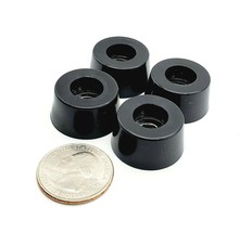 1&quot; x 1/2&quot; Rubber Equipment Feet Bumpers Bench Grinder Pump Compressor Au... - £8.16 GBP+