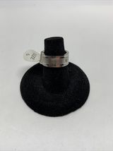 Stainless Steel Mens Striped Wedding Band Ring Size 5 KG Fashion Jewelry - $14.85