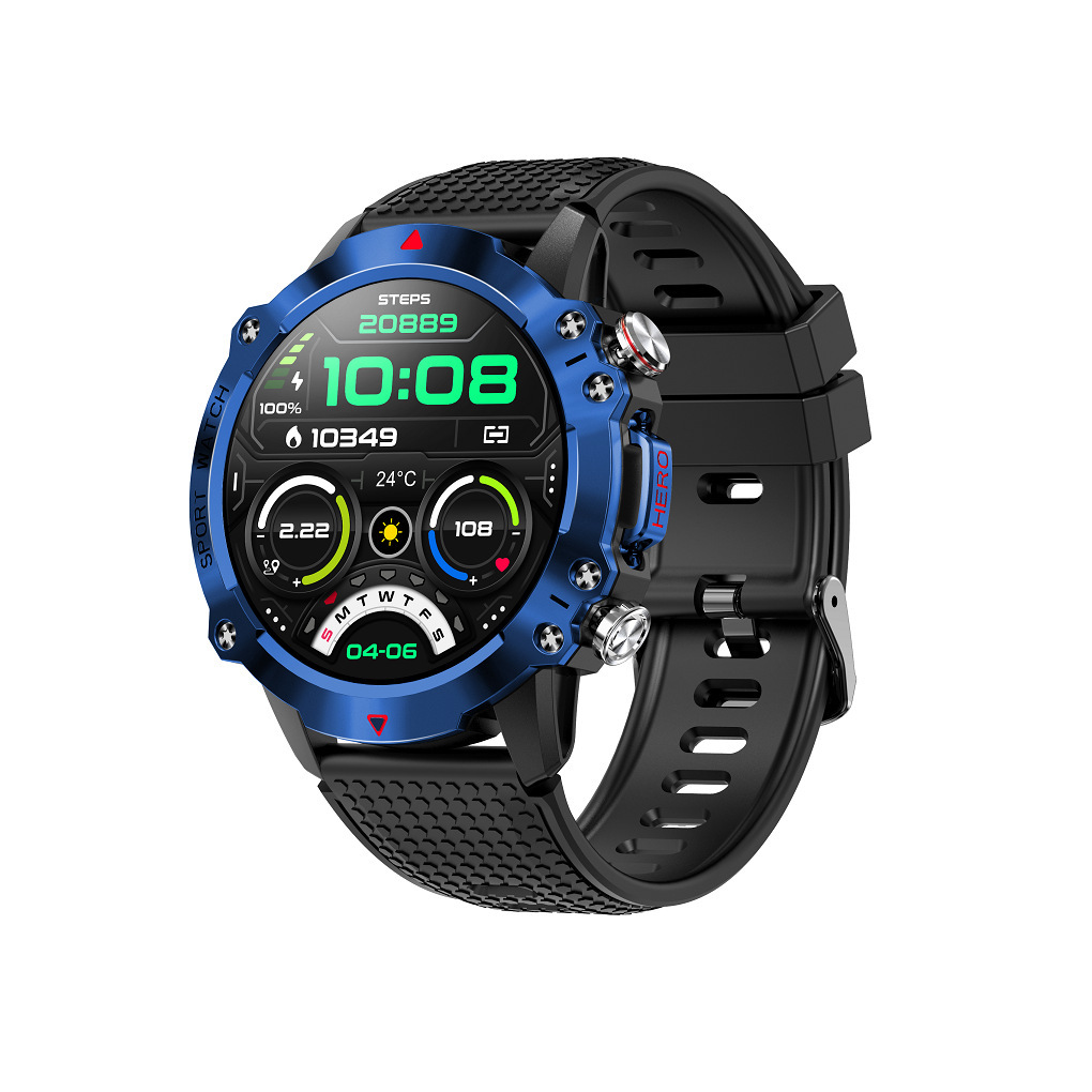 Smart Watch KR10 BT Call Men Sport Fitness Tracker Wrist
