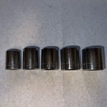 Vintage Craftsman 3/8&quot; Drive 12 Pt Shallow Lot of (5) -EE- Series Sockets USA - £13.59 GBP