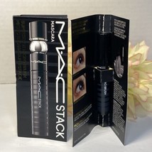 x2 MAC SUPER STACK Micro Brush Mascara Travel/Mini Size 0.07 oz  2.1ml N... - £9.91 GBP