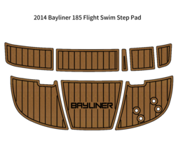 2014 Bayliner 185 Flight Swim Step Platform Boat EVA Foam Teak Flooring ... - $355.00