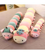 Caterpillar Plush Toys Cute Long Striped Baby Children Pillow To Comfort... - £12.53 GBP+