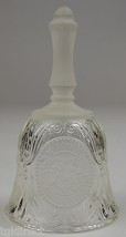 Vintage 50th Anniversary Crystal Bell Frosted Handle 6.375" Tall Collectible - $19.34